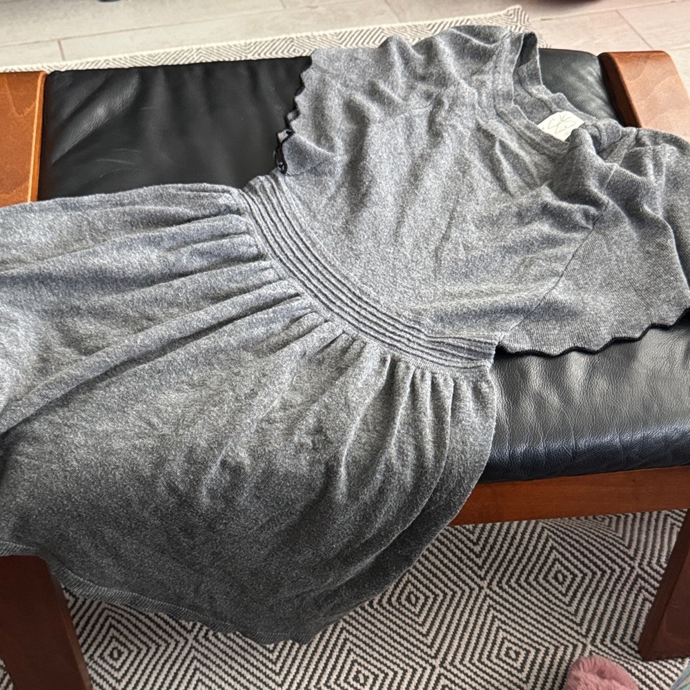 Ella Moss Heather Knit Gray Dress